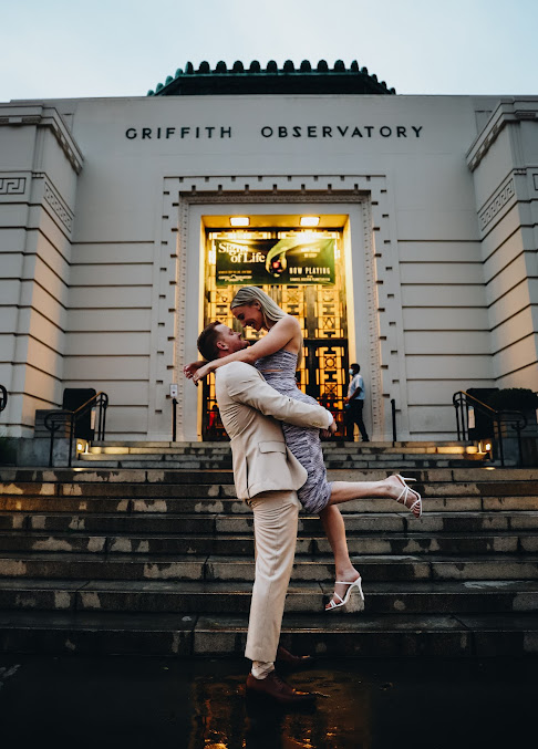 Couple lifted at Griffith Observatory